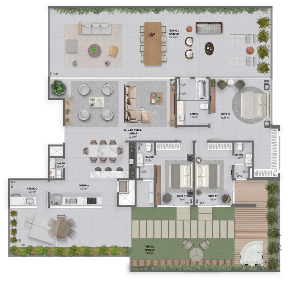 Apartamento, 3 quartos, 200 m² - Foto 11