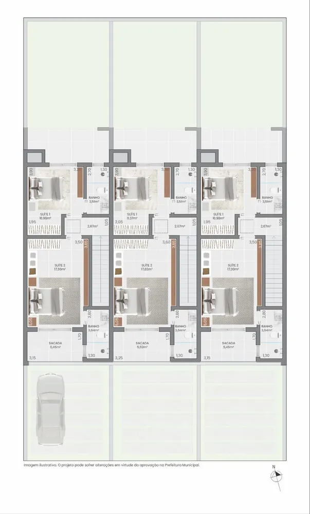 Apartamento, 2 quartos, 120 m² - Foto 1