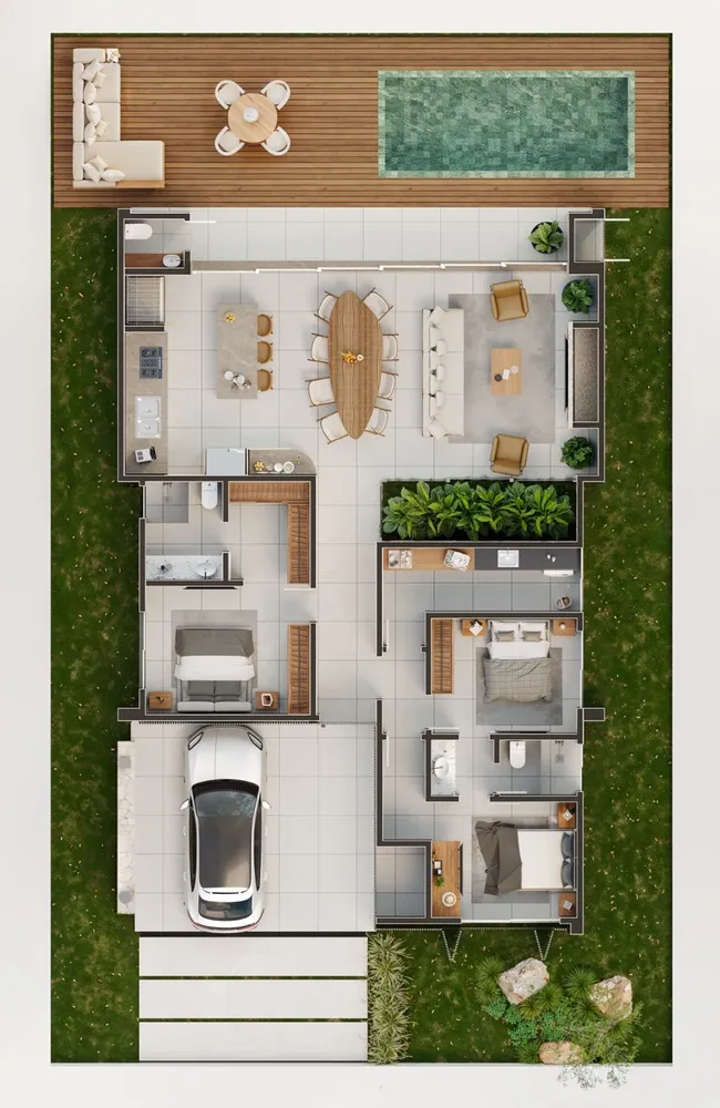 Casa, 3 quartos, 227 m² - Foto 3