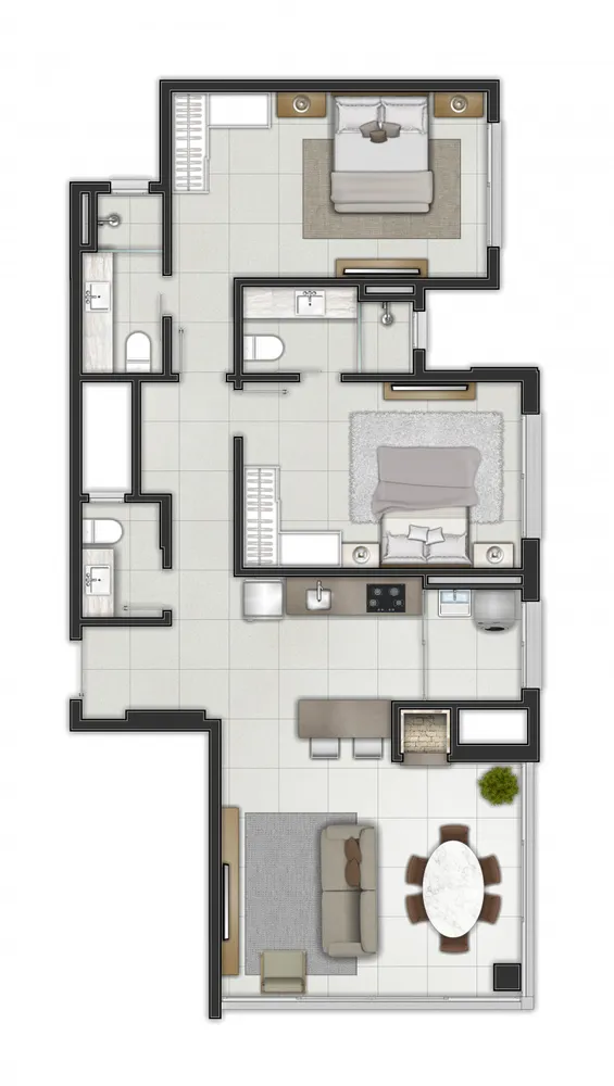 Apartamento, 2 quartos, 79 m² - Foto 5
