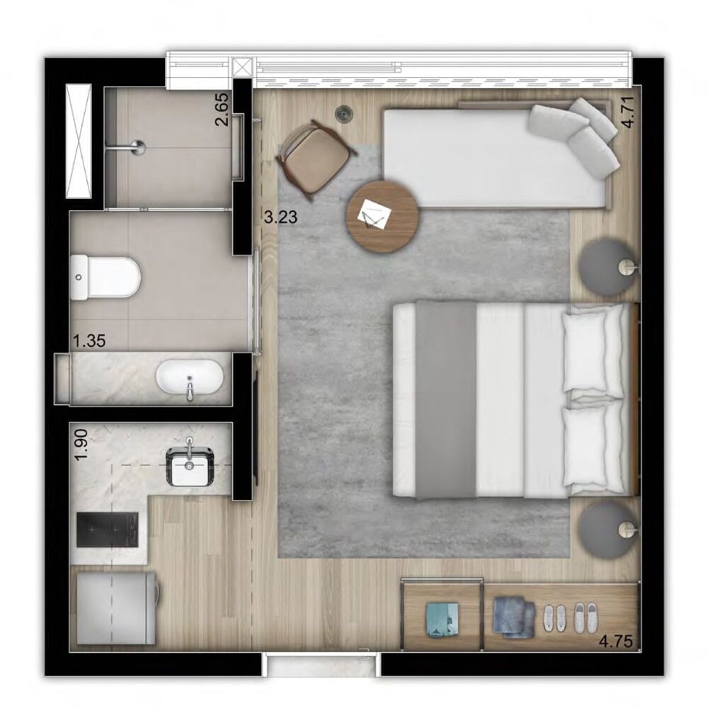Apartamento, 2 quartos, 60 m² - Foto 4