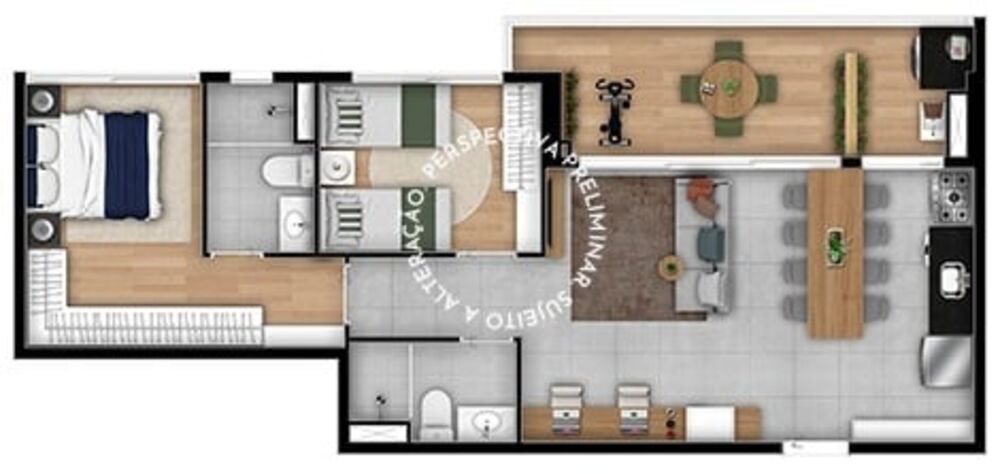 Apartamento, 1 quarto, 34 m² - Foto 10