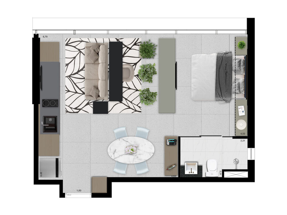 Apartamento, 2 quartos, 38 m² - Foto 12