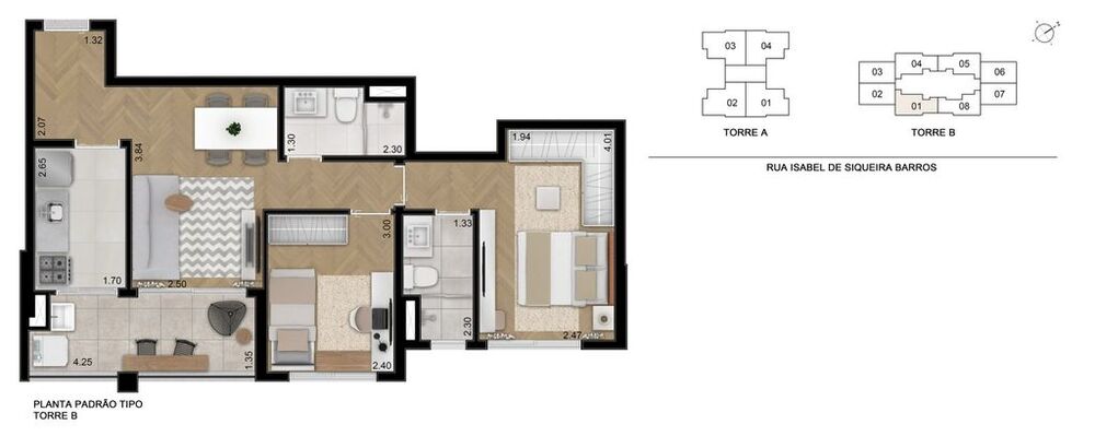 Apartamento à venda com 2 quartos, 56m² - Foto 12