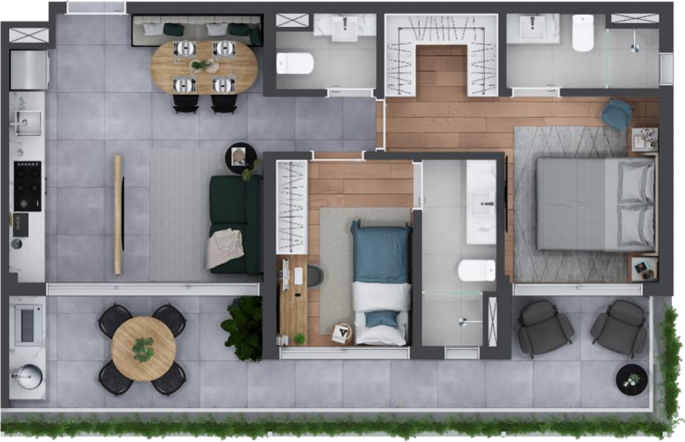 Apartamento, 1 quarto, 39 m² - Foto 12