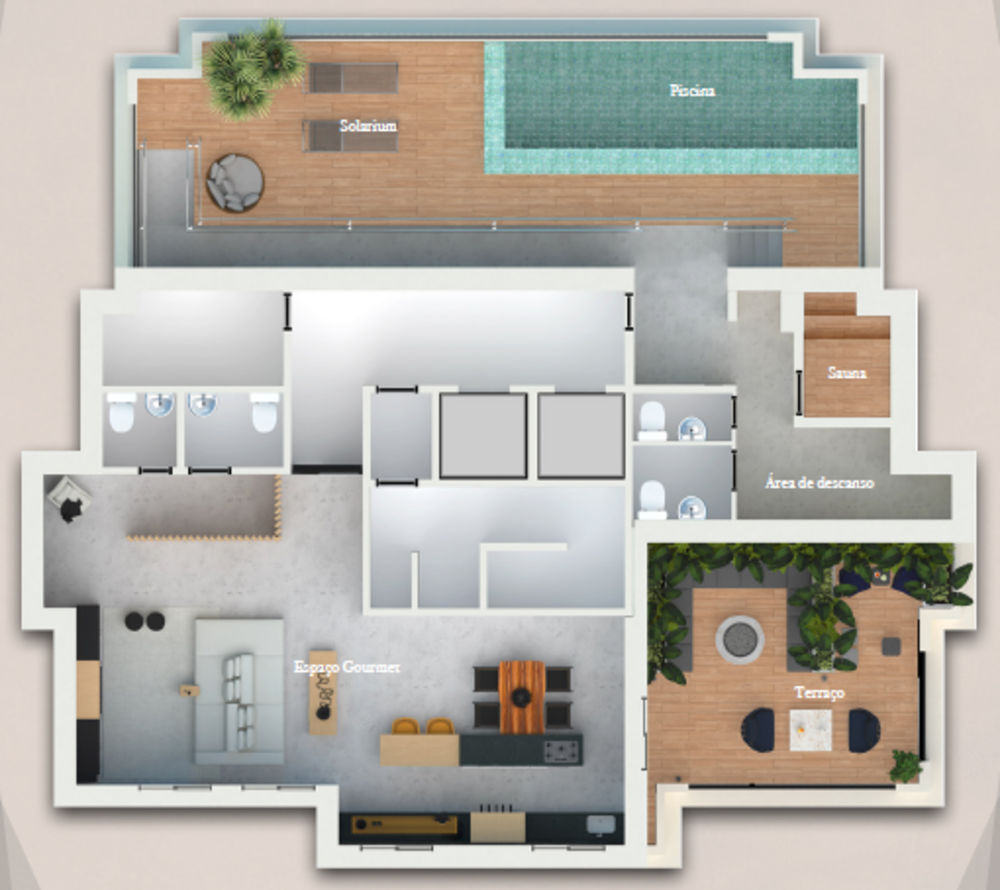 Apartamento à venda com 1 quarto, 29m² - Foto 3