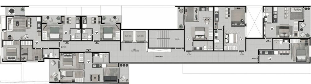 Apartamento, 1 quarto, 34 m² - Foto 7