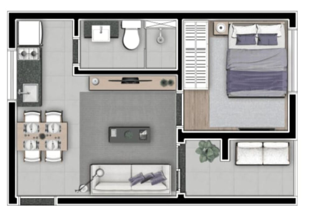 Apartamento, 1 quarto, 34 m² - Foto 14