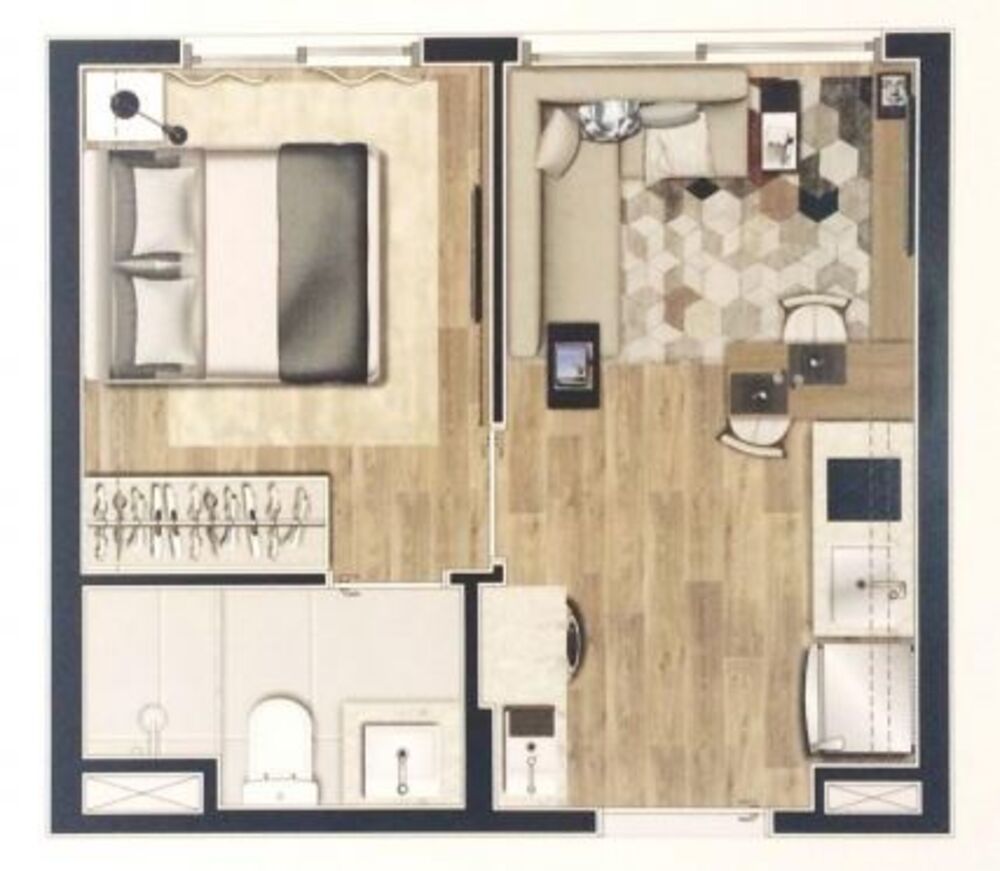 Apartamento, 1 quarto, 24 m² - Foto 7