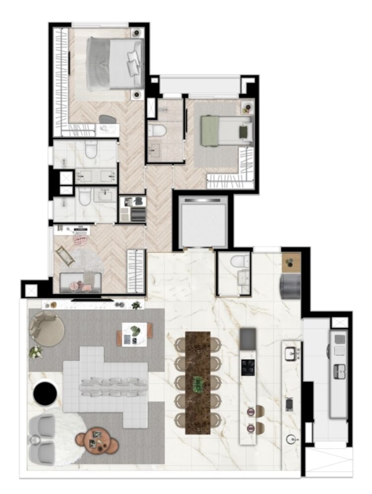 Apartamento, 3 quartos, 144 m² - Foto 5