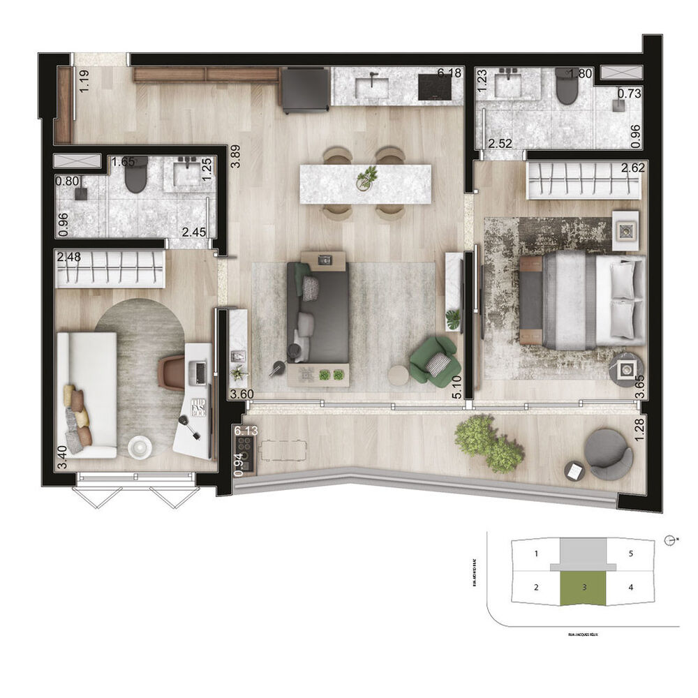 Apartamento, 1 quarto, 29 m² - Foto 19