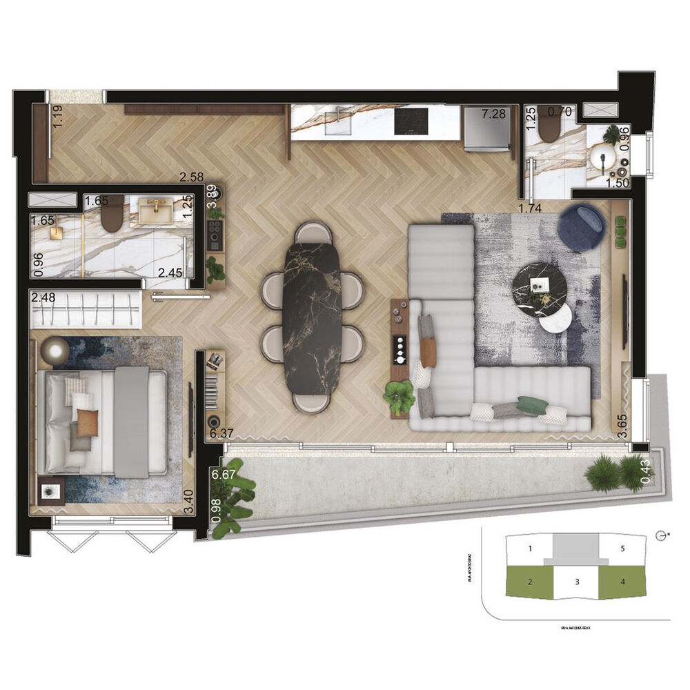 Apartamento, 1 quarto, 29 m² - Foto 18