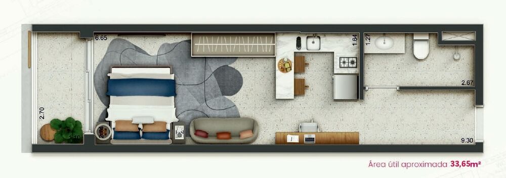Apartamento, 1 quarto, 26 m² - Foto 11