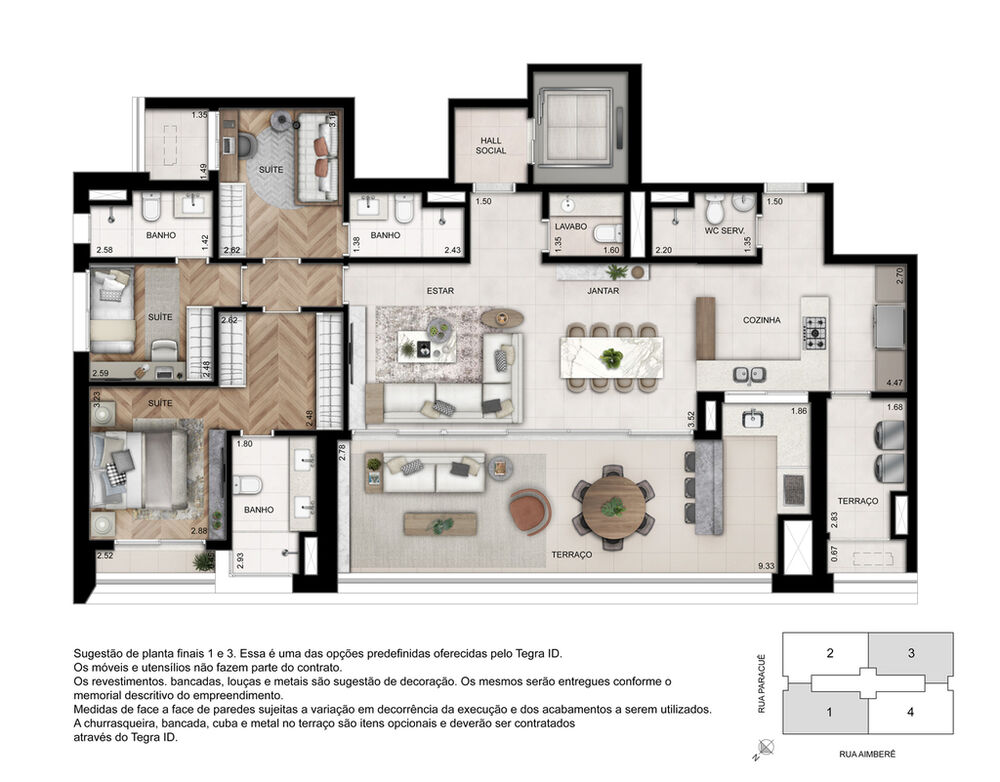 Apartamento, 4 quartos, 157 m² - Foto 9