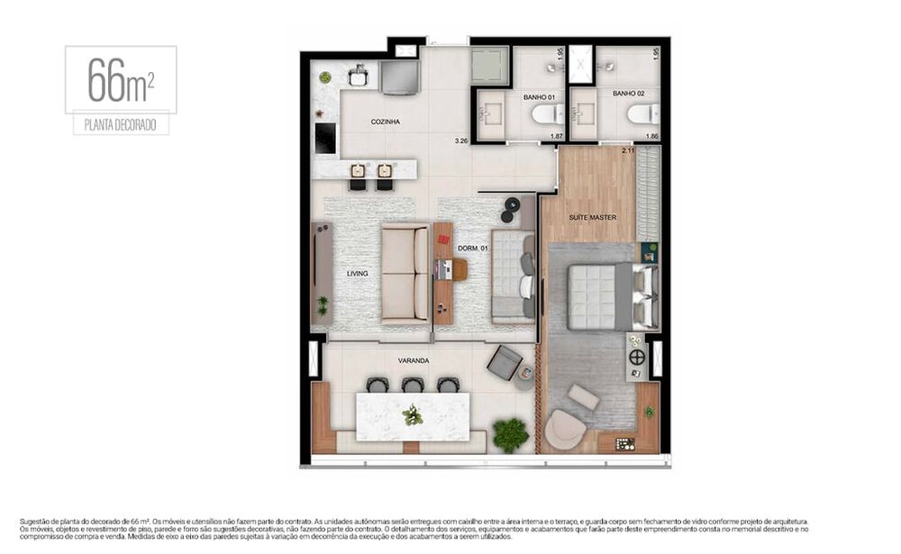 Apartamento, 1 quarto, 47 m² - Foto 11