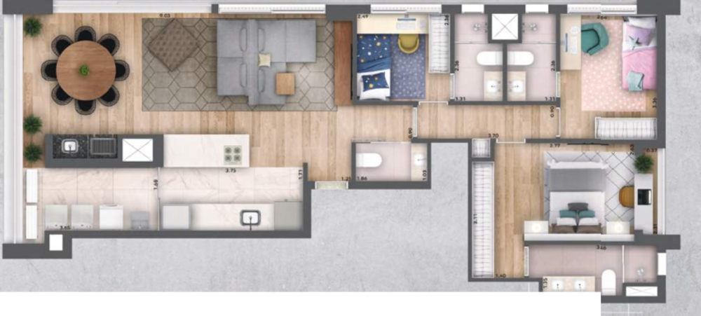 Cobertura à venda com 3 quartos, 211m² - Foto 9
