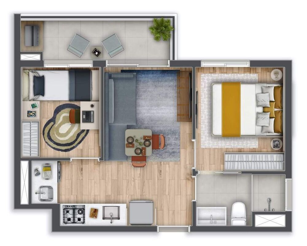 Apartamento, 2 quartos, 39 m² - Foto 16