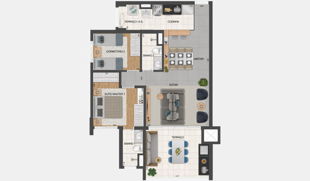 Apartamento, 3 quartos, 80 m² - Foto 4
