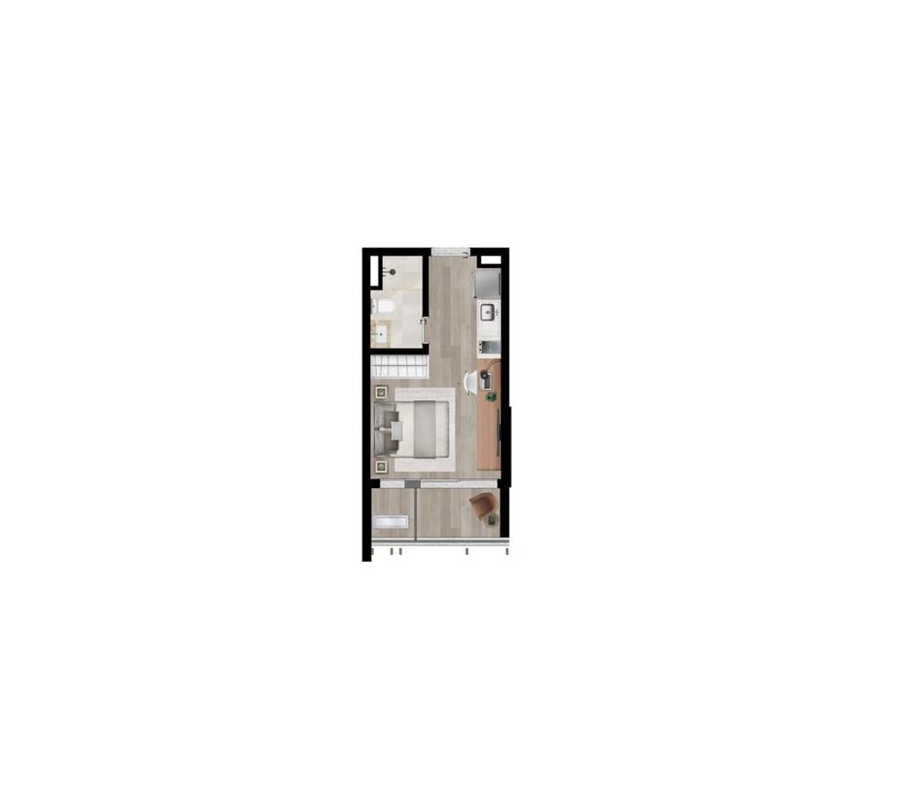 Apartamento, 1 quarto, 20 m² - Foto 9