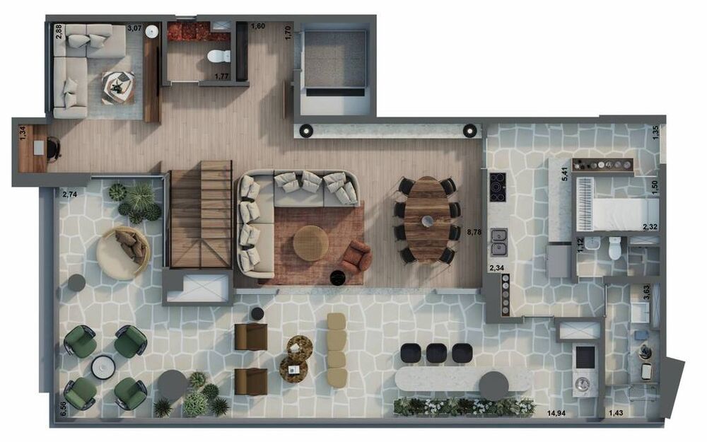 Apartamento, 3 quartos, 178 m² - Foto 11