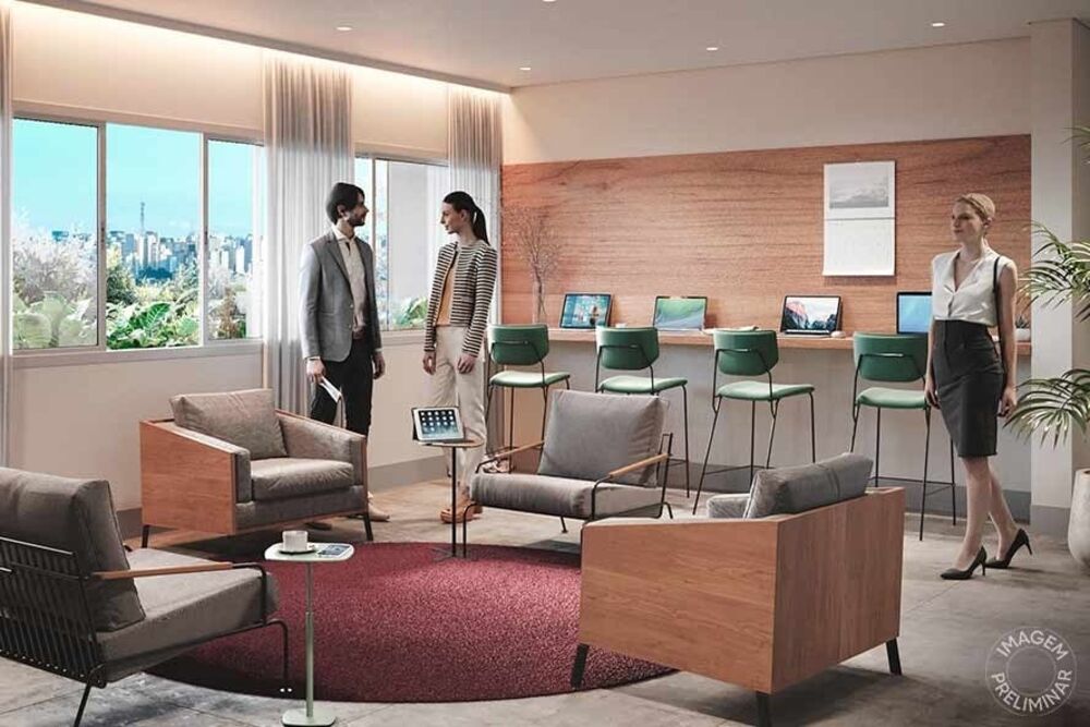 Apartamento, 1 quarto, 33 m² - Foto 2