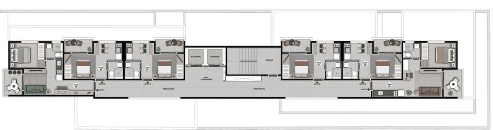 Apartamento, 1 quarto, 33 m² - Foto 20