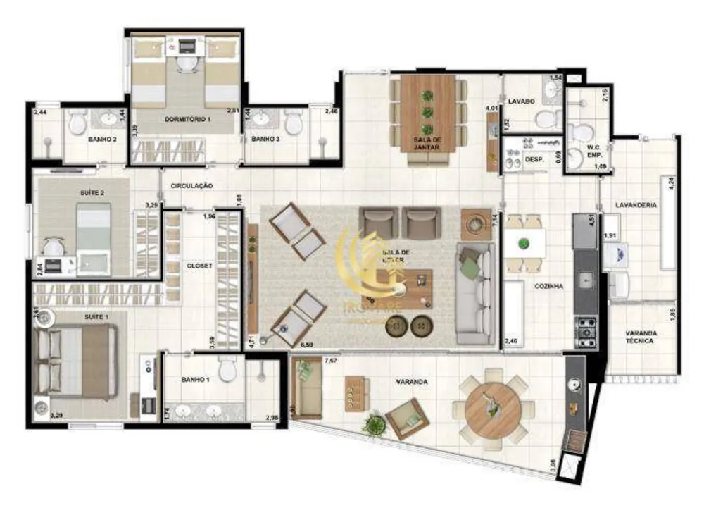 Apartamento, 4 quartos, 172 m² - Foto 16