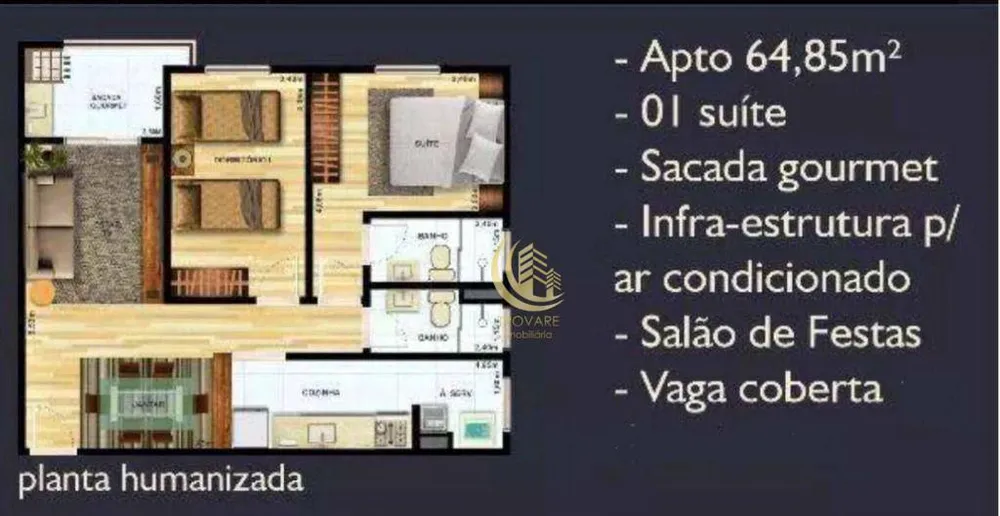 Apartamento, 2 quartos, 65 m² - Foto 11