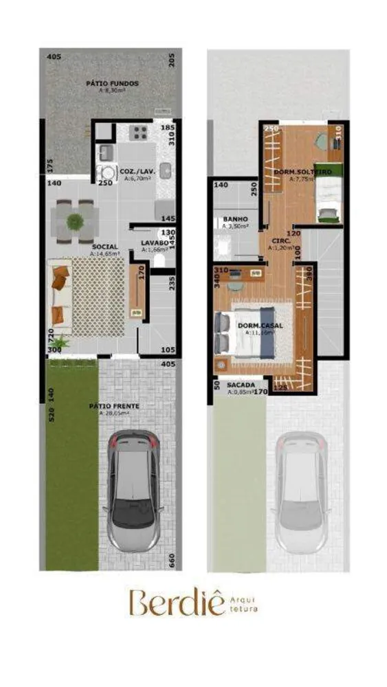 Sobrado, 2 quartos, 60 m² - Foto 2