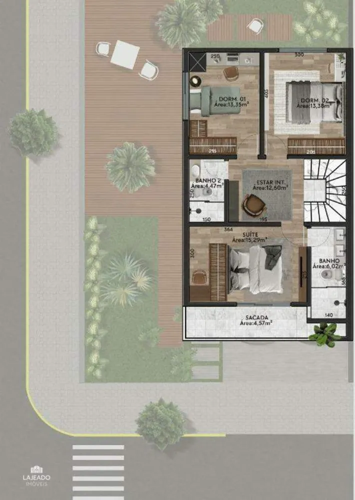 Sobrado, 3 quartos, 137 m² - Foto 12