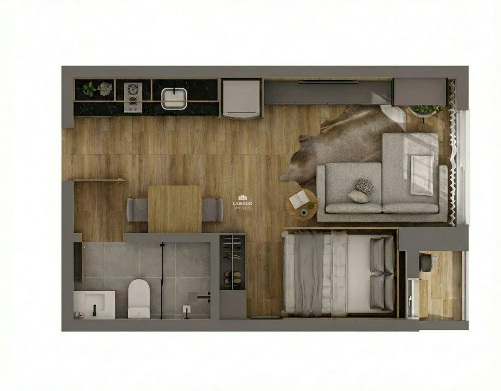 Flat/Apart Hotel, 33 m² - Foto 1