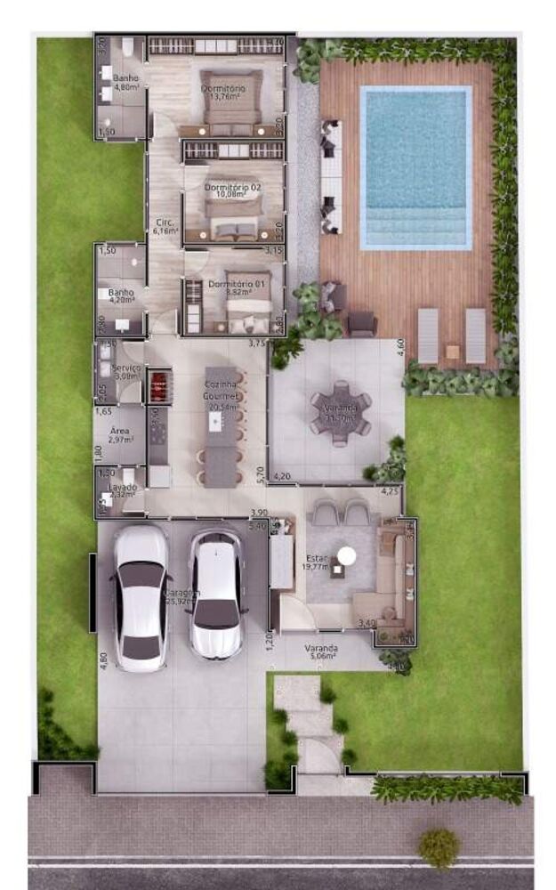 Casa à venda com 3 quartos, 151m² - Foto 2