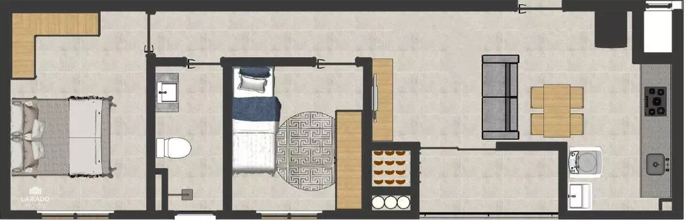 Apartamento, 2 quartos, 54 m² - Foto 2