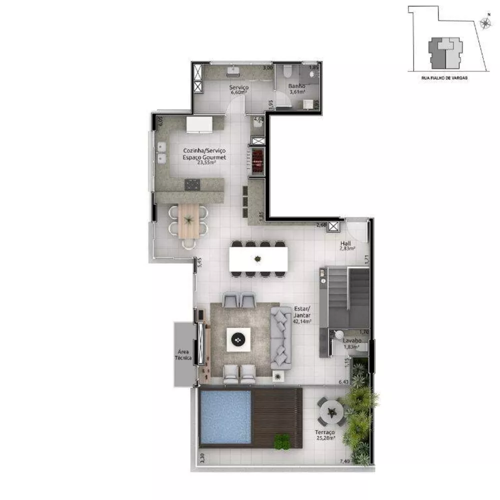 Apartamento à venda com 4 quartos, 249m² - Foto 7