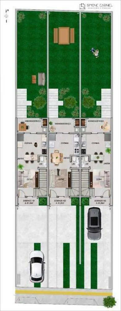 Sobrado, 2 quartos, 81 m² - Foto 6