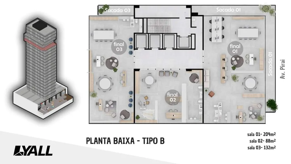 Sala-Conjunto, 62 m² - Foto 6