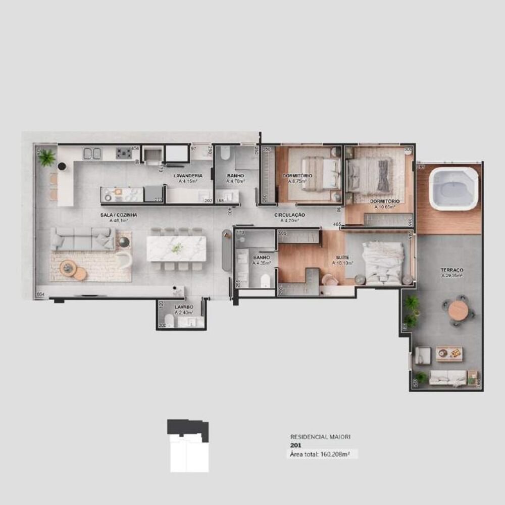 Apartamento à venda, 92m² - Foto 1