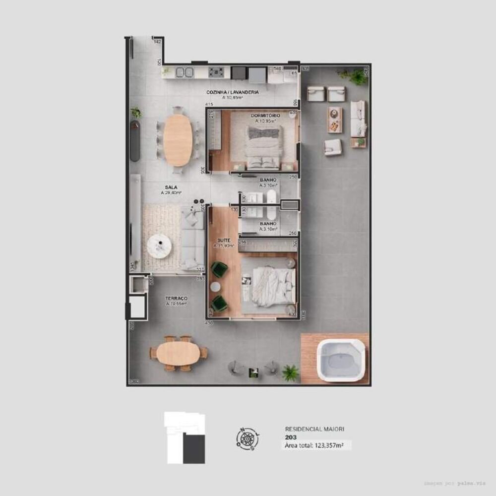 Apartamento à venda, 92m² - Foto 2