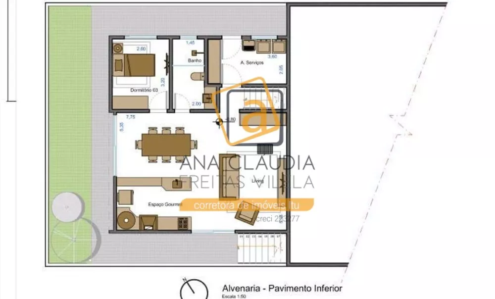 Casa, 3 quartos - Foto 12