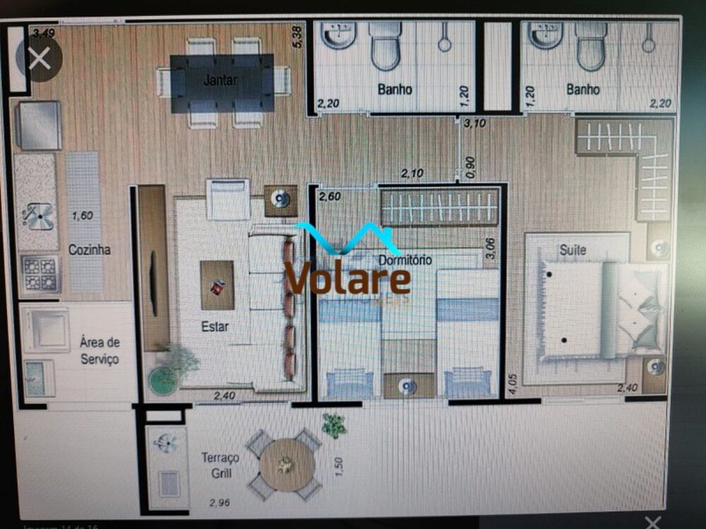 Apartamento, 2 quartos, 59 m² - Foto 9