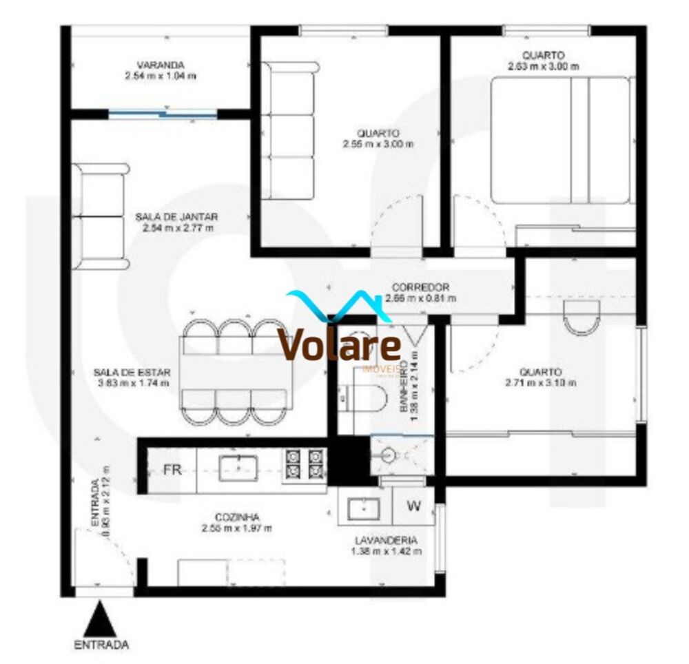 Apartamento, 3 quartos, 62 m² - Foto 2