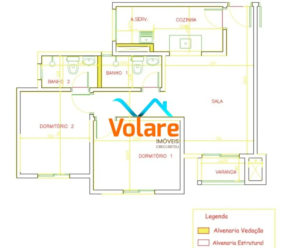 Apartamento, 2 quartos, 53 m² - Foto 7