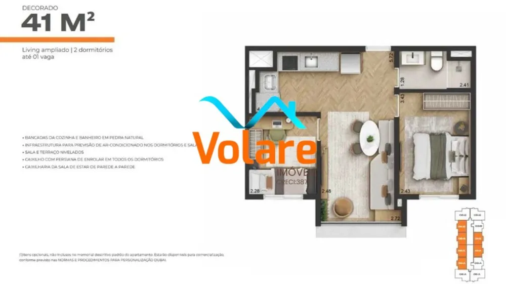 Apartamento, 2 quartos, 41 m² - Foto 12
