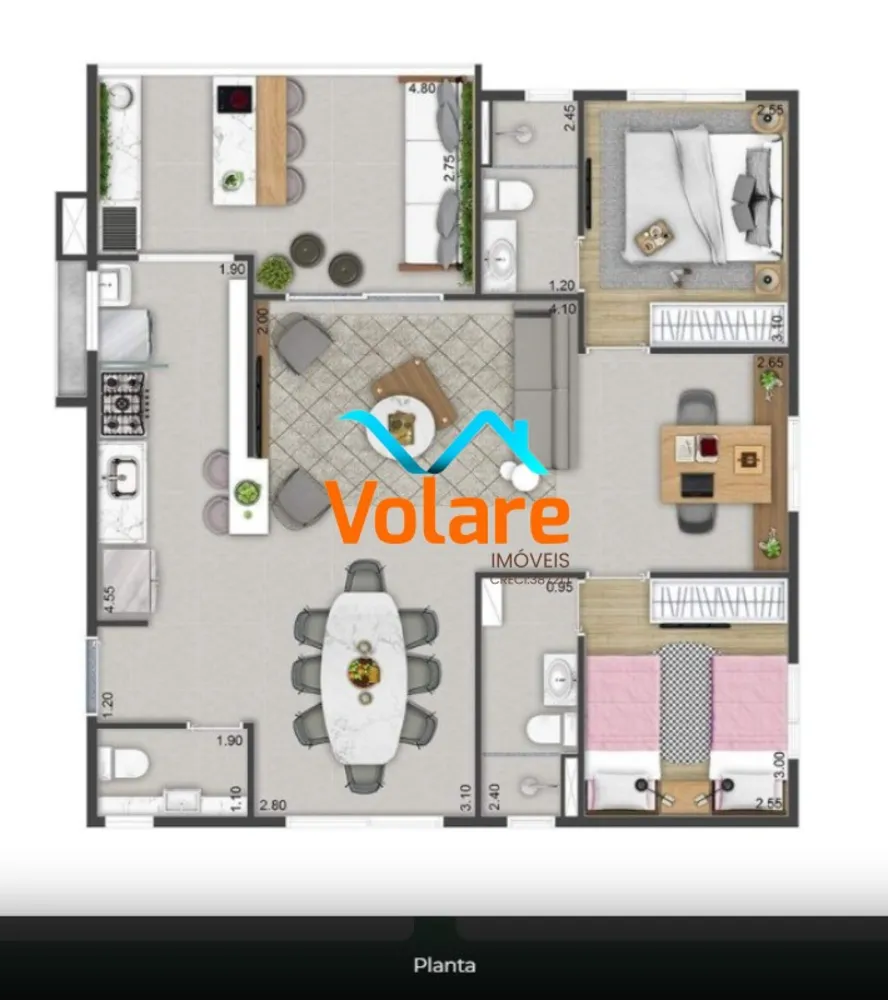 Apartamento, 3 quartos, 87 m² - Foto 8