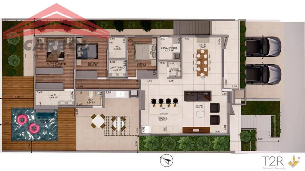 Casa de Condomínio, 3 quartos - Foto 4