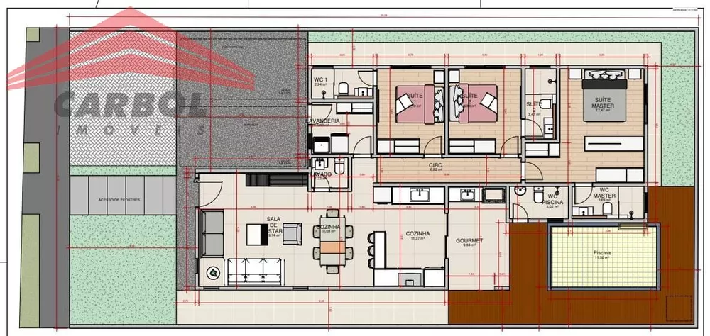 Casa de Condomínio à venda com 3 quartos, 164m² - Foto 2