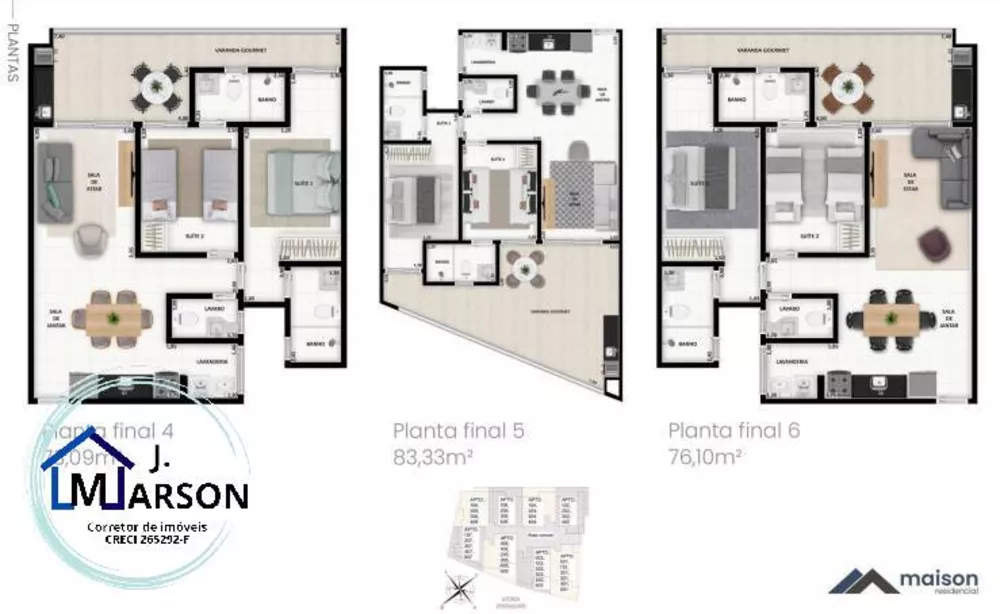 Apartamento à venda com 2 quartos, 73m² - Foto 6