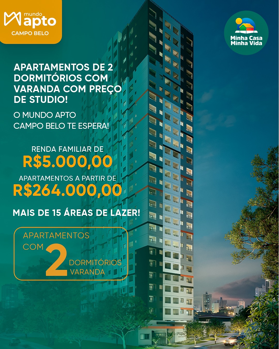 Apartamento à venda com 2 quartos, 34m² - Foto 10