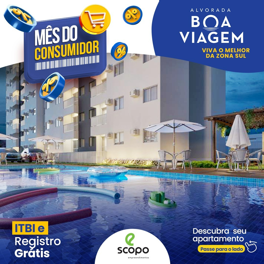 Apartamento à venda com 2 quartos, 45m² - Foto 3