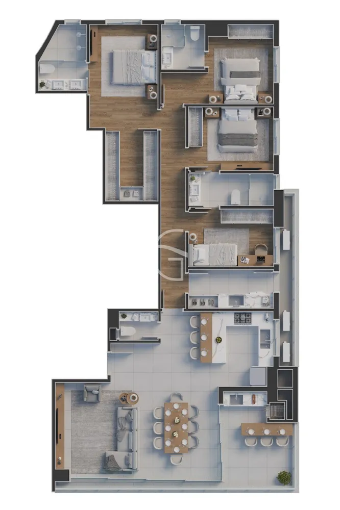 Apartamento, 3 quartos, 139 m² - Foto 15
